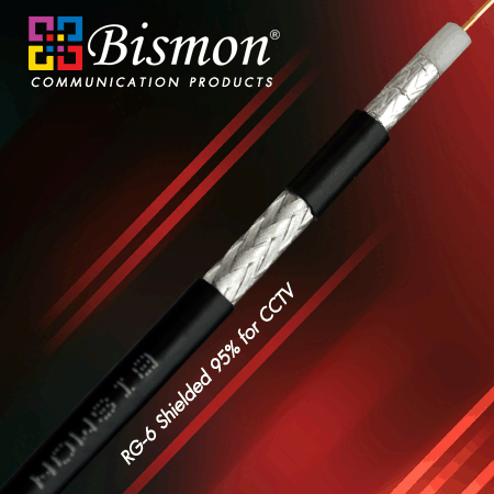 BISMON-RG-6-U-95-CATV-CCTV-Aluminium-Shielded-Coaxial-Cable